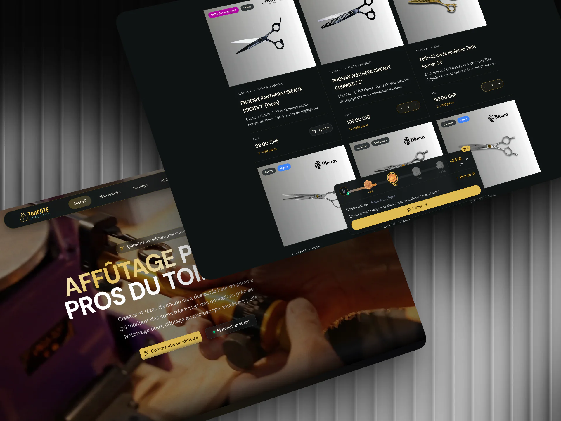 TonPØTE Affûteur - Service d'affûtage professionnel